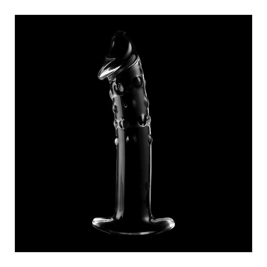 NEBULA SERIES BY IBIZA - MODELLO 19 DILDO IN VETRO BOROSILICATO 18,5 X 4 CM ROSA
